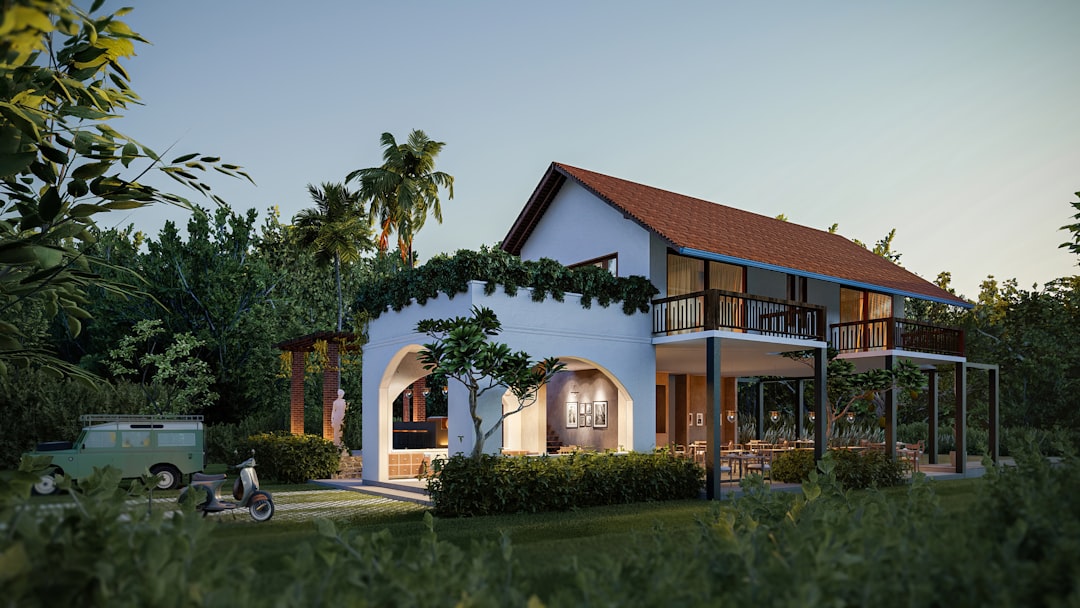 bali villa entrance