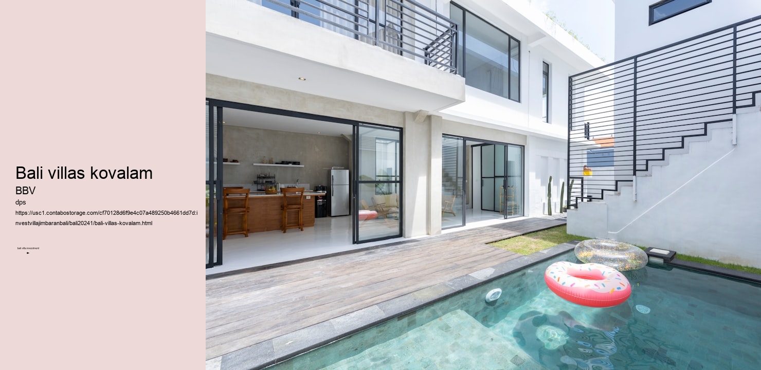 bali villas with pool