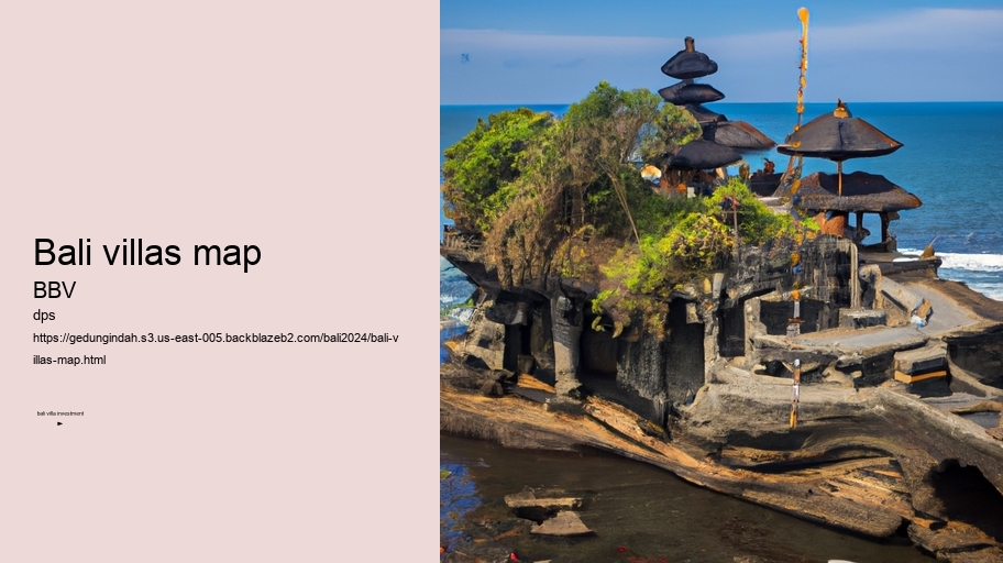 bali villas map