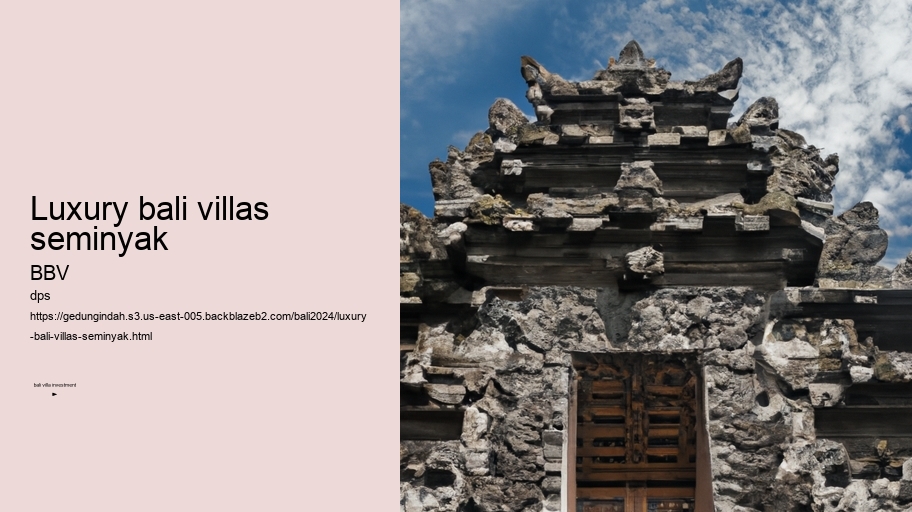 luxury bali villas seminyak