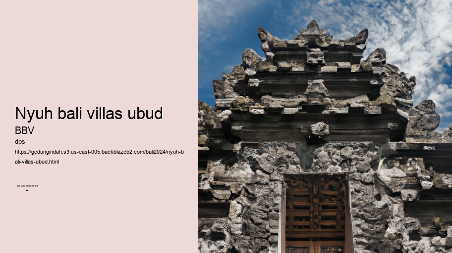 nyuh bali villas ubud