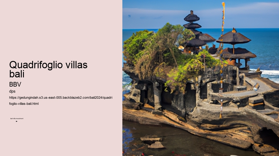 quadrifoglio villas bali